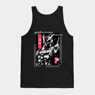 Gumdam  in anime style | alternative gothic | grunge | dark | black and white clothes Tank Top